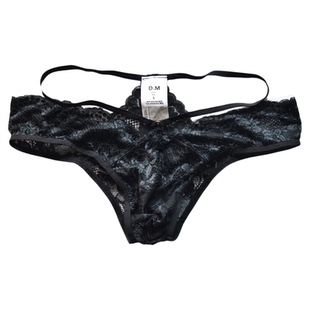 D.M男士内裤蕾丝内裤性感诱惑三角裤网眼透明透气个性夏