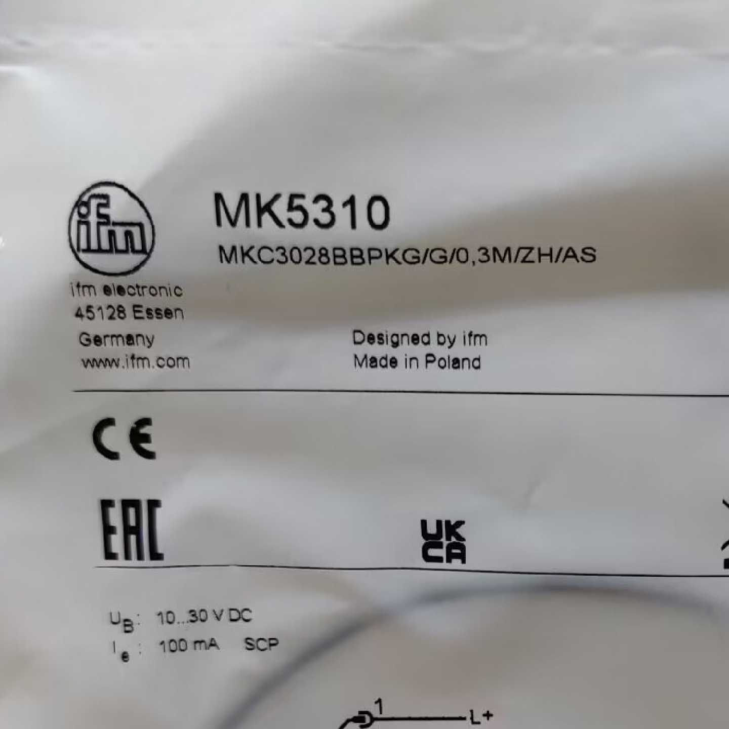 议价IFM MK5308 MK5310 MK5311 MK5312 全新原装正品易福门 - 实物图
