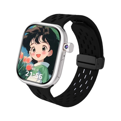 适用智宇乐S10硅胶磁吸透气表带