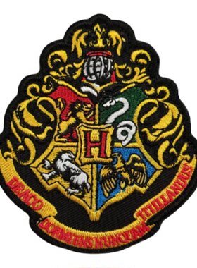 哈利波特四大学院刺绣魔术贴徽章