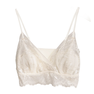 美背内衣2026新款爆款白色蕾丝文胸夏季薄款可外穿女士胸罩无钢圈