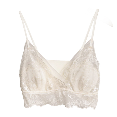 美背内衣2026新款白色蕾丝文胸