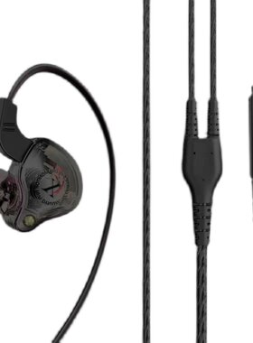 有线控重低音炮运动入耳式耳机