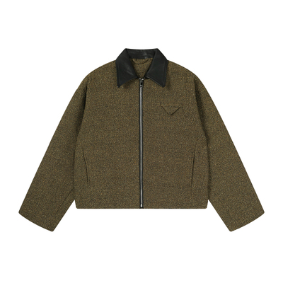 MANIFOLD四色编织金丝夹克外套