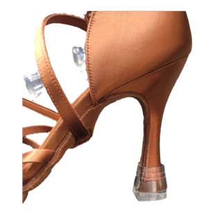 英皇舞霸拉丁舞鞋专用鞋跟套透明跟套 防滑耐磨静音鞋跟保护套