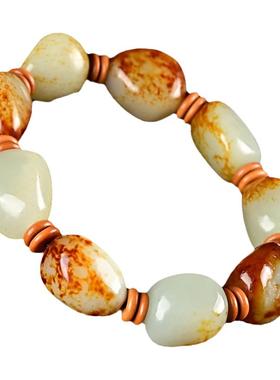 手串原石小籽饱满带皮天然证书