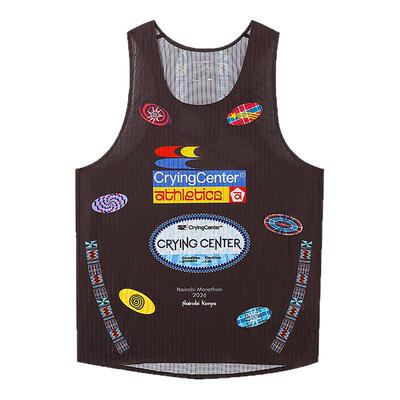 CryingCenter Cryingforlove非洲马拉松选手吸湿速干跑步背心男女
