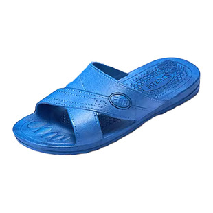 工作鞋防静电拖鞋四孔两孔交叉透气Spu夏季男女ESD无尘黄标无尘鞋