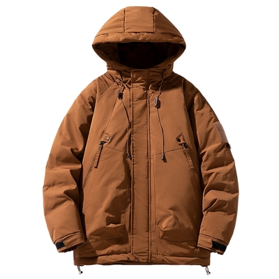 工装连帽棉服保暖棉服外套