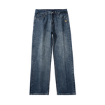 真维斯男士牛仔裤潮牌男款春季2026新款长裤直筒宽松美式男生九分