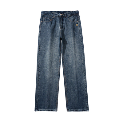 真维斯男士潮牌百搭加绒牛仔裤子