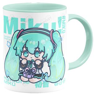9号马克杯初音未来周边miku谷子原创同人可爱陶瓷杯咖啡杯牛奶杯
