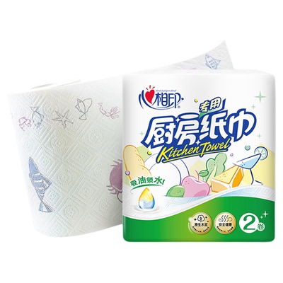 心相印吸油吸水厨房用纸整箱8卷