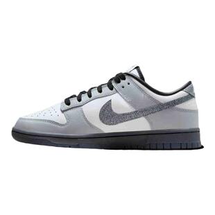 正品Nike耐克女子DUNK LOW复古灰低帮滑板鞋运动休闲鞋HQ3462-191