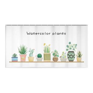 柜子帘子置物架鞋架书柜遮挡杂物防尘厨房橱柜拉帘滑轨式遮丑布帘