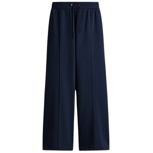 HM冬季女装前部烫折线阔卫裤1301037