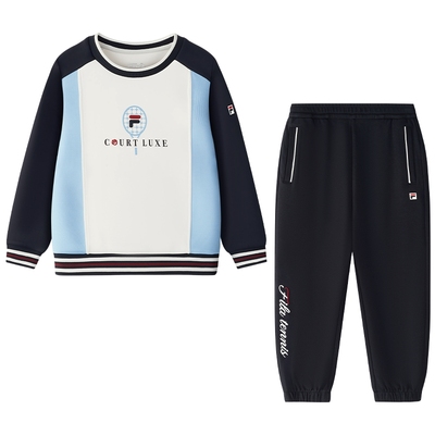 FILA斐乐针织套头衫+针织长裤