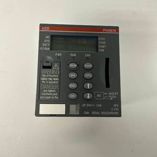 配件ABB PM5670-2ETH CPU 1SAP151000议价