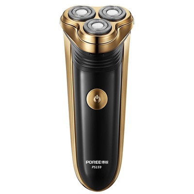 博锐电动剃须刀男士三头智能充电防水静音大功率飞科刮胡刀送老公