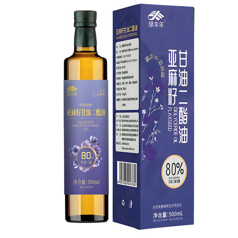 绿丰年80%亚麻籽甘油二酯食用油营养健康低温冷榨凉拌烹饪礼盒装实拍图 商品