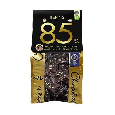 新品黑巧克力BENNS整颗巴旦木