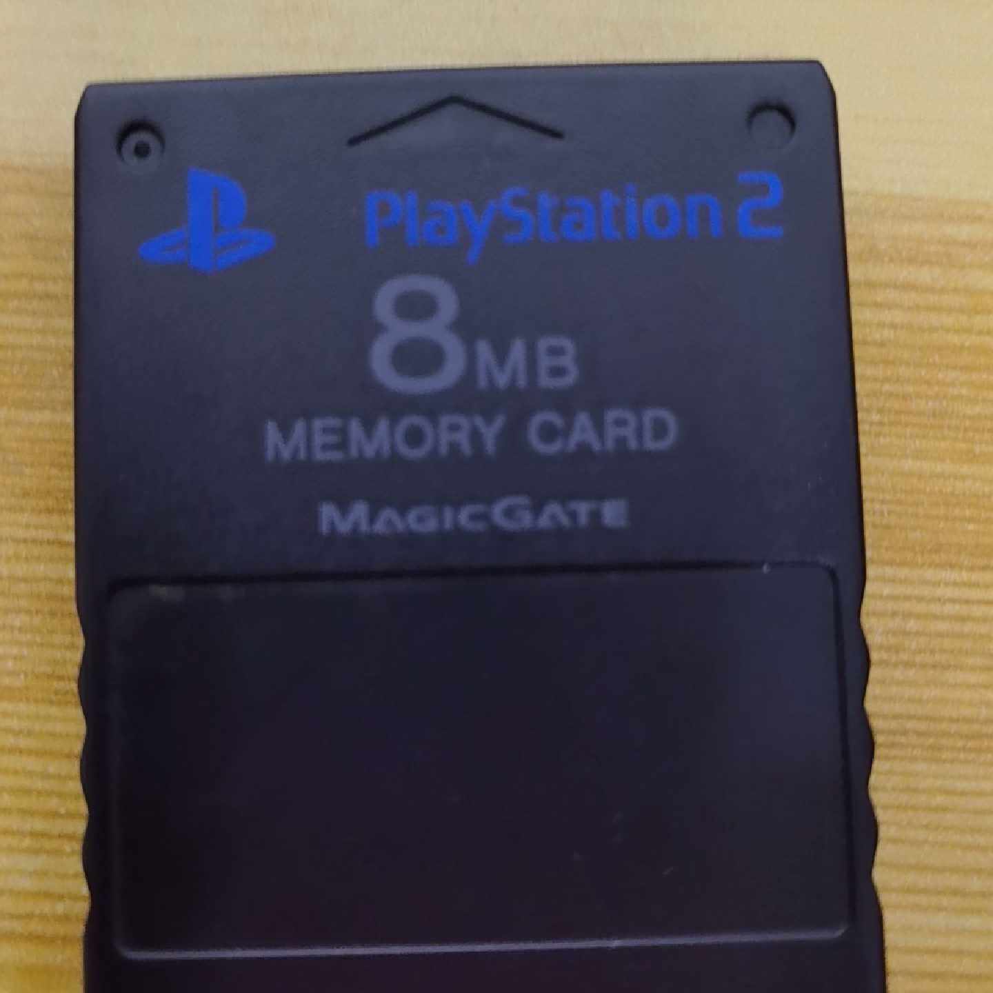 日本回流PS2原装8MB记忆卡黑色款MagicGate