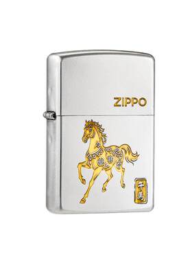 zippo打火机磨砂深雕十二生肖