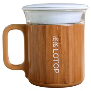 正版祥福竹福杯瓷内胆个人专用甜白玉瓷滤茶打孔瓷内胆茶配件清仓