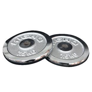 单独销售电镀哑铃片杠铃片0.5kg-20公斤纯铁足重摇臂配重片加重片