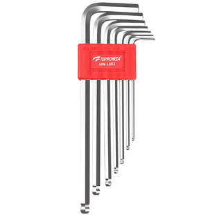 拓伏锐内六角扳手套装加长六角匙球头小内六方梅花螺丝刀工具全套