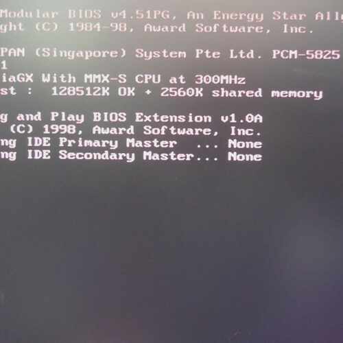 Advantech 19C6582500 PCM-5825F6004-T with CPU 300MHz & PCM-3
