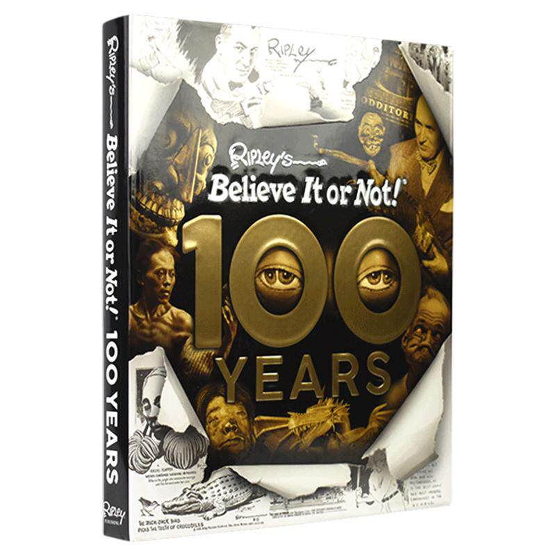 Ripley's Believe It or Not! 信不信由你系列书籍 100周年纪念版 精装英语百科铜板书 英文原版进口 小学生英语课外阅读书籍