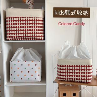 加厚衣服收纳箱家用布艺可折叠玩具收纳筐衣柜衣服整理箱衣物袋子