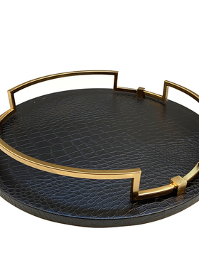 欧式饰品摆件家居软装样板房托盘