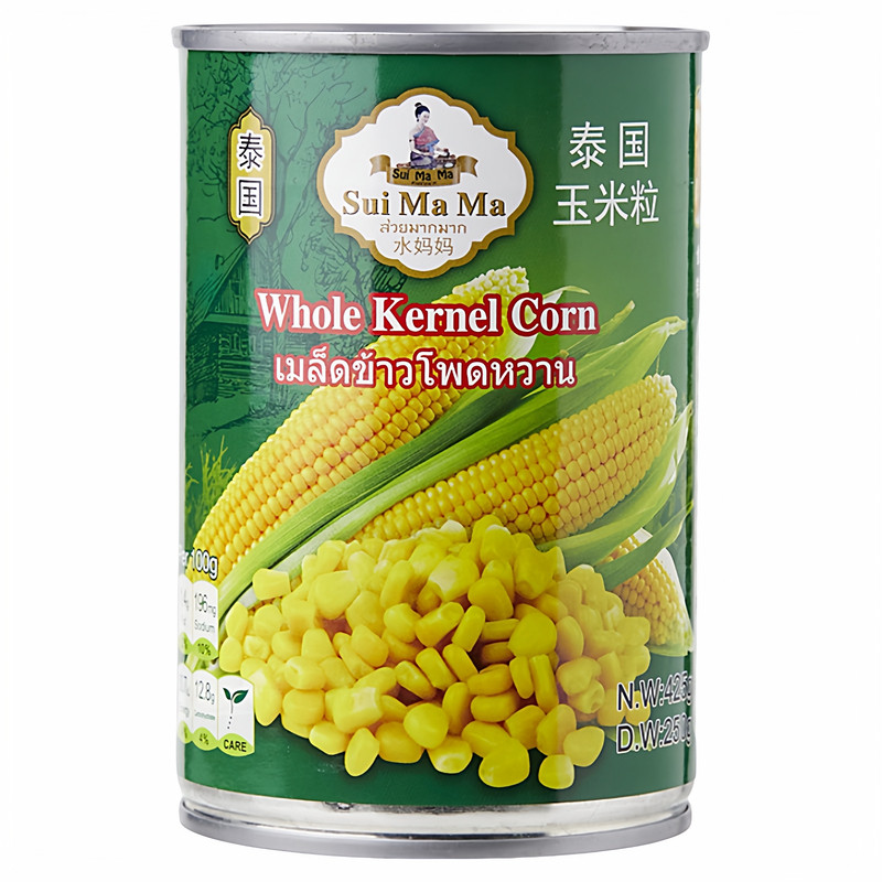 泰国进口水妈妈甜玉米粒425g*5罐
