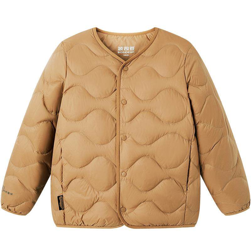波司登奥莱2025秋季新款男女童短款儿童三宝羽绒服校服神器轻薄
