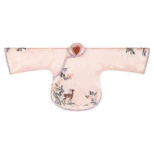 南竹小鹿丨一城风絮丨民国风绣花倒大袖中式汉元素旗袍式上衣