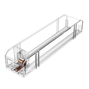 中支烟推烟器自动弹出超市烟架推进器摆放放宽香烟盒单层展示架子