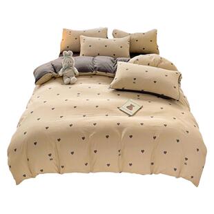 A类双层纱小竺棉柔软被套单件200x230双人被罩180x220单人被单1.5