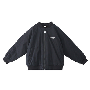 女童外套2025冬装新款女大童初中生夹棉棒球服儿童学生加厚上衣潮