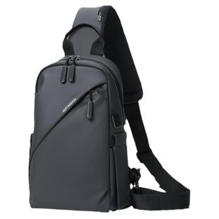 七匹狼男士单肩斜挎包防水牛津布潮牌胸包运动男生随身斜肩背包男