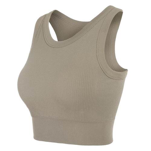 骆驼女装运动背心女2025夏季新款显瘦百搭防晒亲肤透气休闲背心女