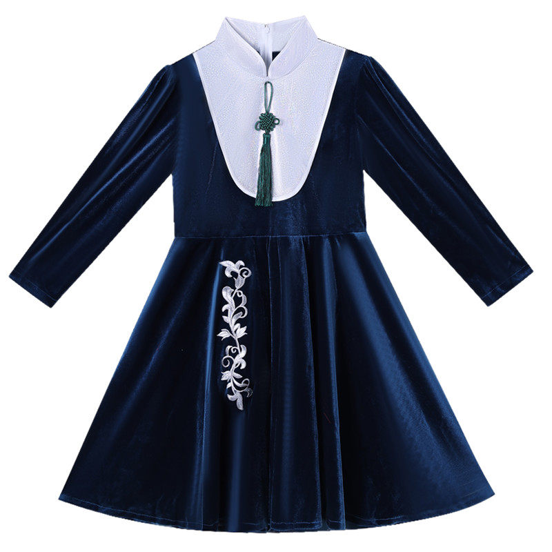 六一儿童合唱演出服中小学生合唱团表演服中国风男女朗诵比赛服装