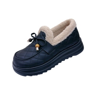 雪地靴女鞋冬季新款老北京棉鞋加绒加厚毛毛鞋保暖防滑舒适妈妈鞋