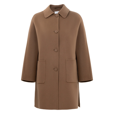 HONRN/红人双面羊毛呢子大衣外套