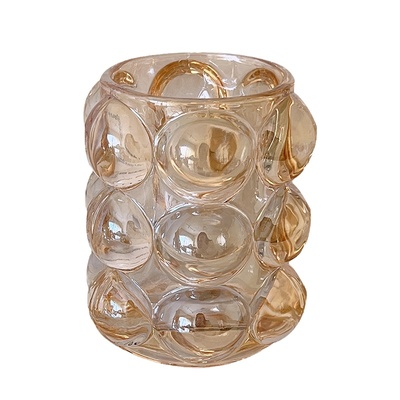 透明玻璃异形圆球收纳筒化妆刷桶