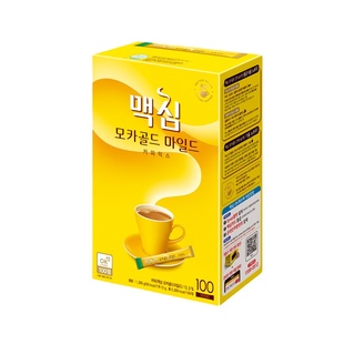 韩国进口maxim麦馨咖啡三合一速溶咖啡粉原味摩卡100条盒装咖啡