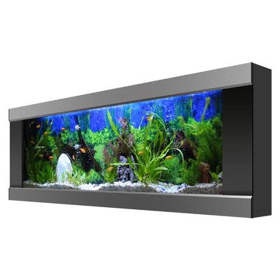 胜居铝合金靠墙玻璃水族箱