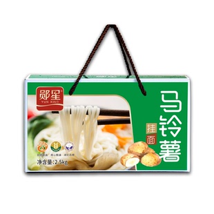 郧星马铃薯挂面2.5kg装 十堰郧西特产土豆面条