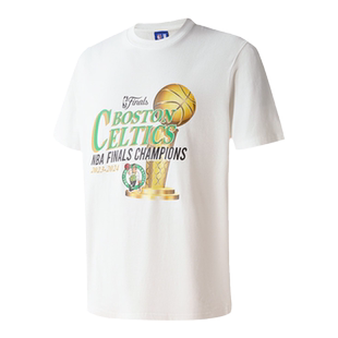 nba凯尔特人总冠军纪念T恤官方正品2023-24赛季春季运动短袖上衣